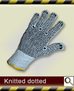 Gloves - Knitted Dotted